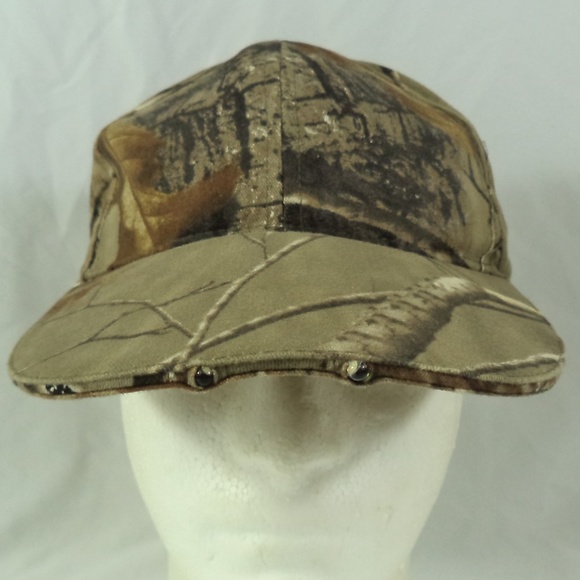 Realtree Camo Strapback Cap W/ Lights Panther Vis - Picture 1 of 8